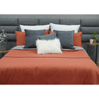Vibrant Kalahari Teja duvet cover set with unique, stylish patterns, crafted from a soft cotton-polyester blend.
