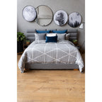 Set Duvet Porto Gris, decorativo, plumón, cama, habitación, acolchado, edredon, duvet
