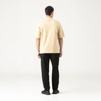SHEVAL T - SHIRT OVERSIZED MEN IRISH CREAM - Monastery | Tienda Oficial Colombia