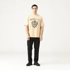 SHEVAL T - SHIRT OVERSIZED MEN IRISH CREAM - Monastery | Tienda Oficial Colombia