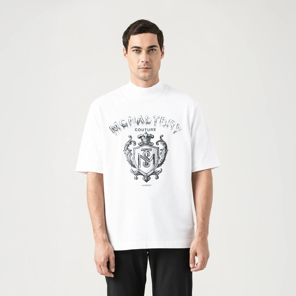 SHEVAL T - SHIRT OVERSIZED MEN WHITE - Monastery | Tienda Oficial Colombia