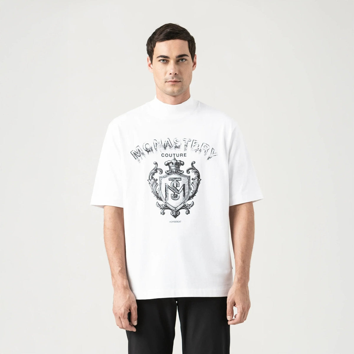 SHEVAL T - SHIRT OVERSIZED MEN WHITE - Monastery | Tienda Oficial Colombia