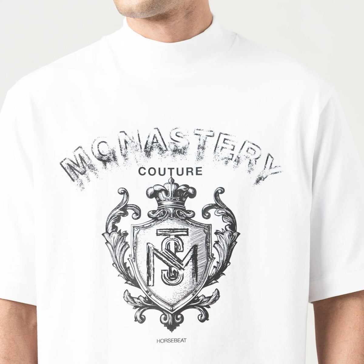 SHEVAL T - SHIRT OVERSIZED MEN WHITE - Monastery | Tienda Oficial Colombia