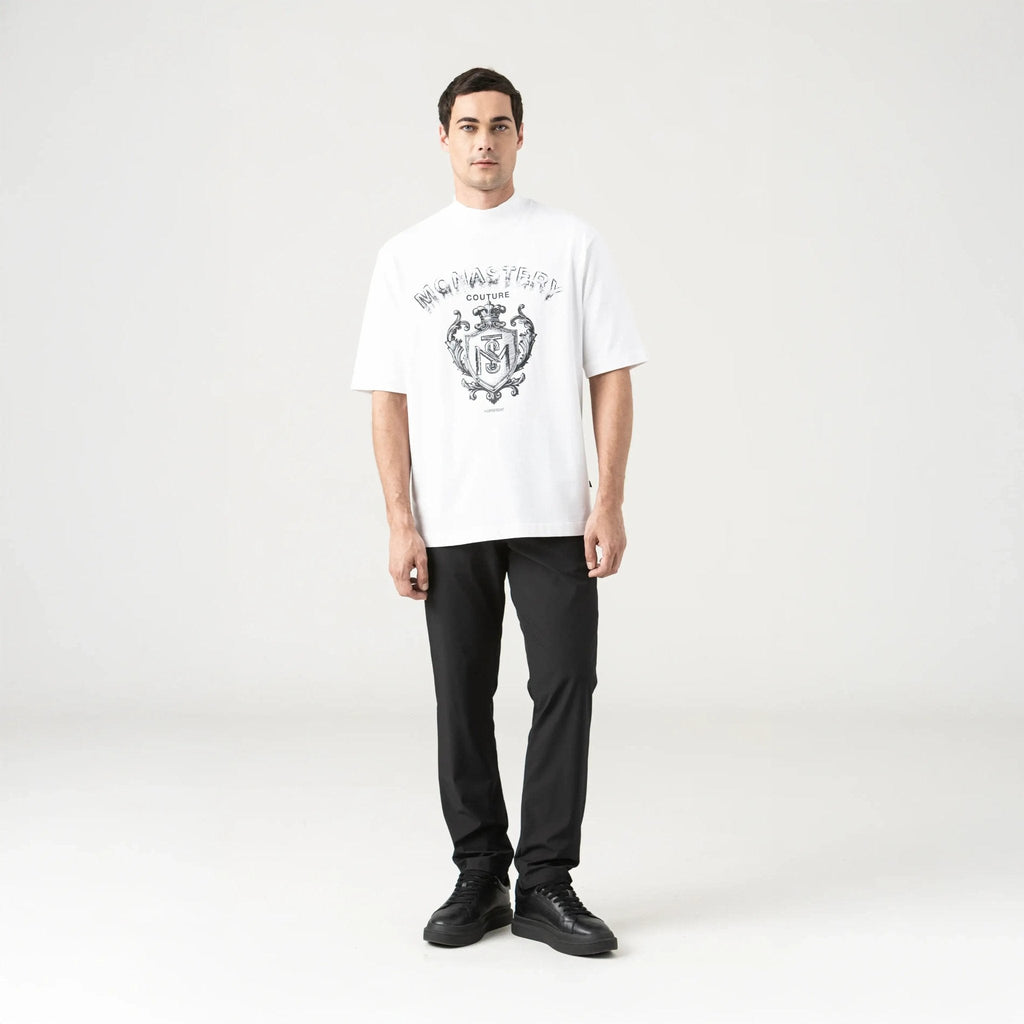 SHEVAL T - SHIRT OVERSIZED MEN WHITE - Monastery | Tienda Oficial Colombia