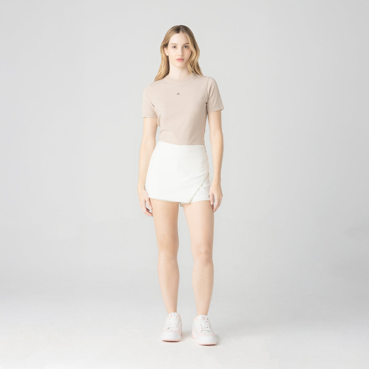 SILJA T - SHIRT WOMEN SIMPLY TAUPE - Monastery | Tienda Oficial Colombia
