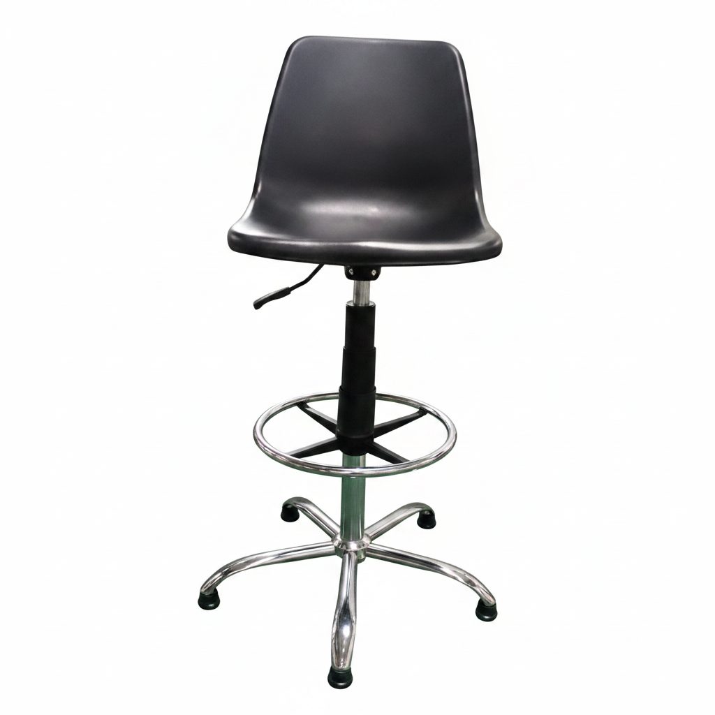 SILLA TIPO CAJERO STARKEN METAL BASE BLACK