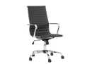 SILLN SEMIEJECUTIVO STARKEN EN PIEL BLACK