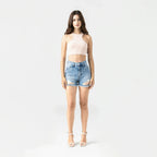 SIREN SHORT WOMEN BLUE DENIM - Monastery | Tienda Oficial Colombia