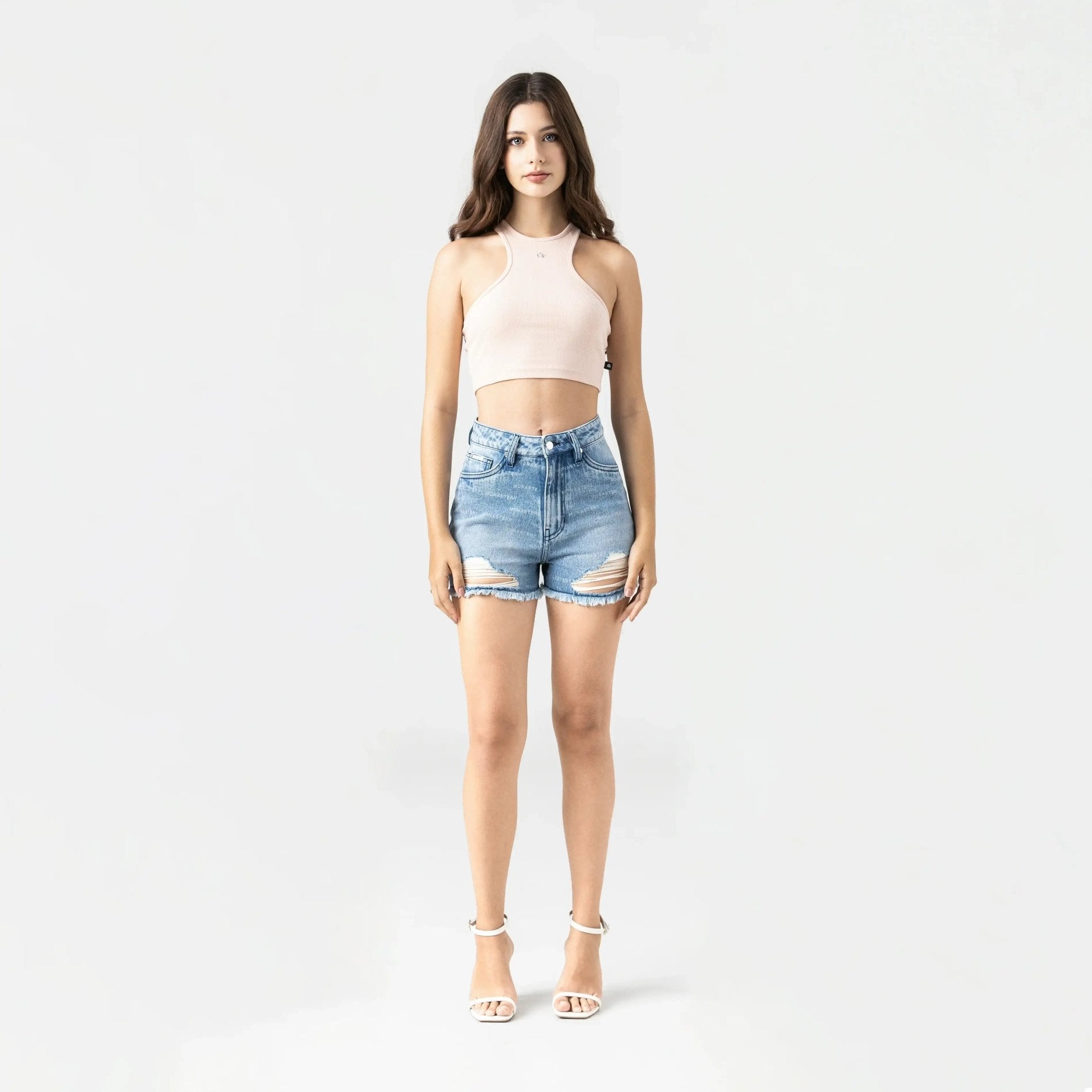 SIREN SHORT WOMEN BLUE DENIM - Monastery | Tienda Oficial Colombia