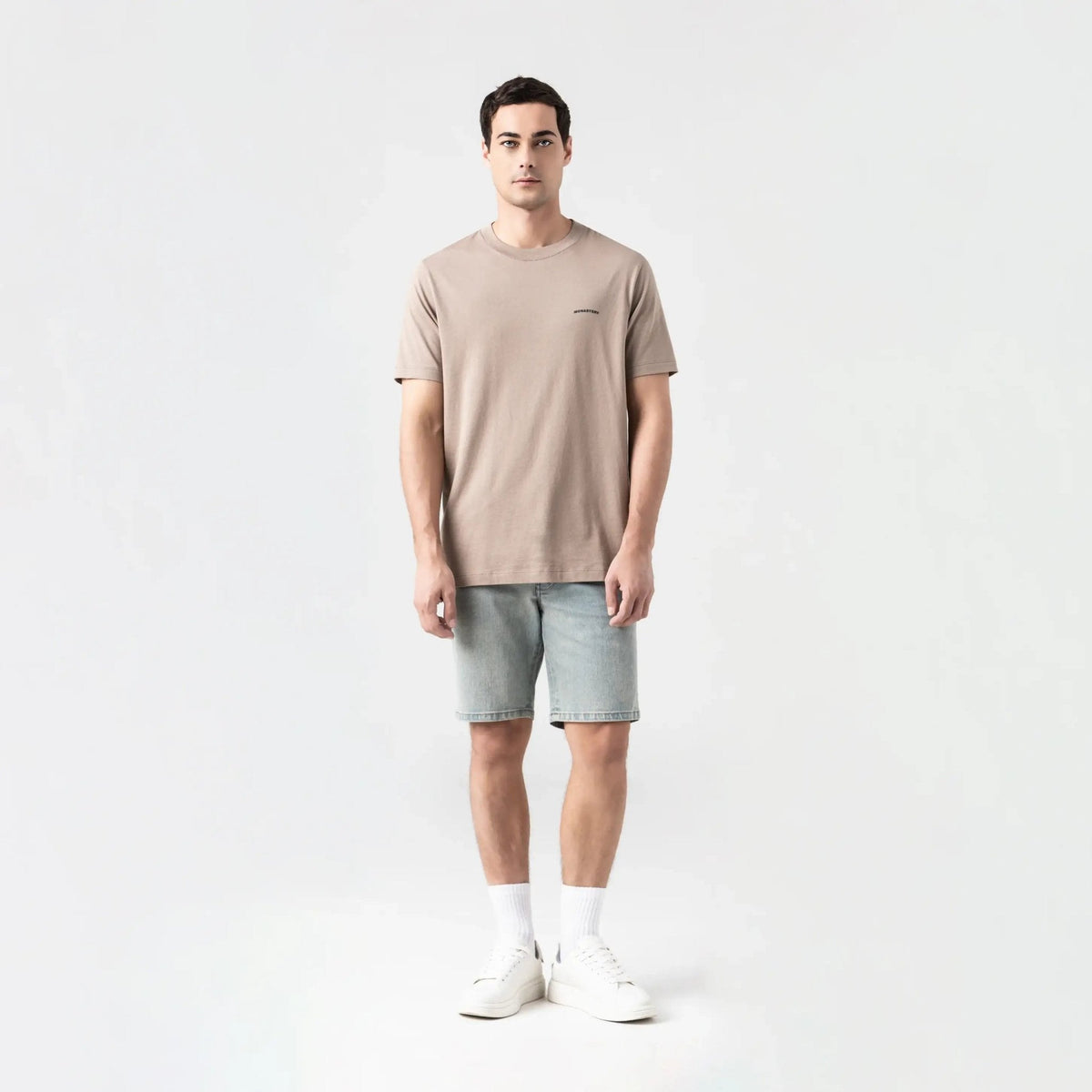 SKIP T - SHIRT MEN TAUPE GRAY - Monastery | Tienda Oficial Colombia