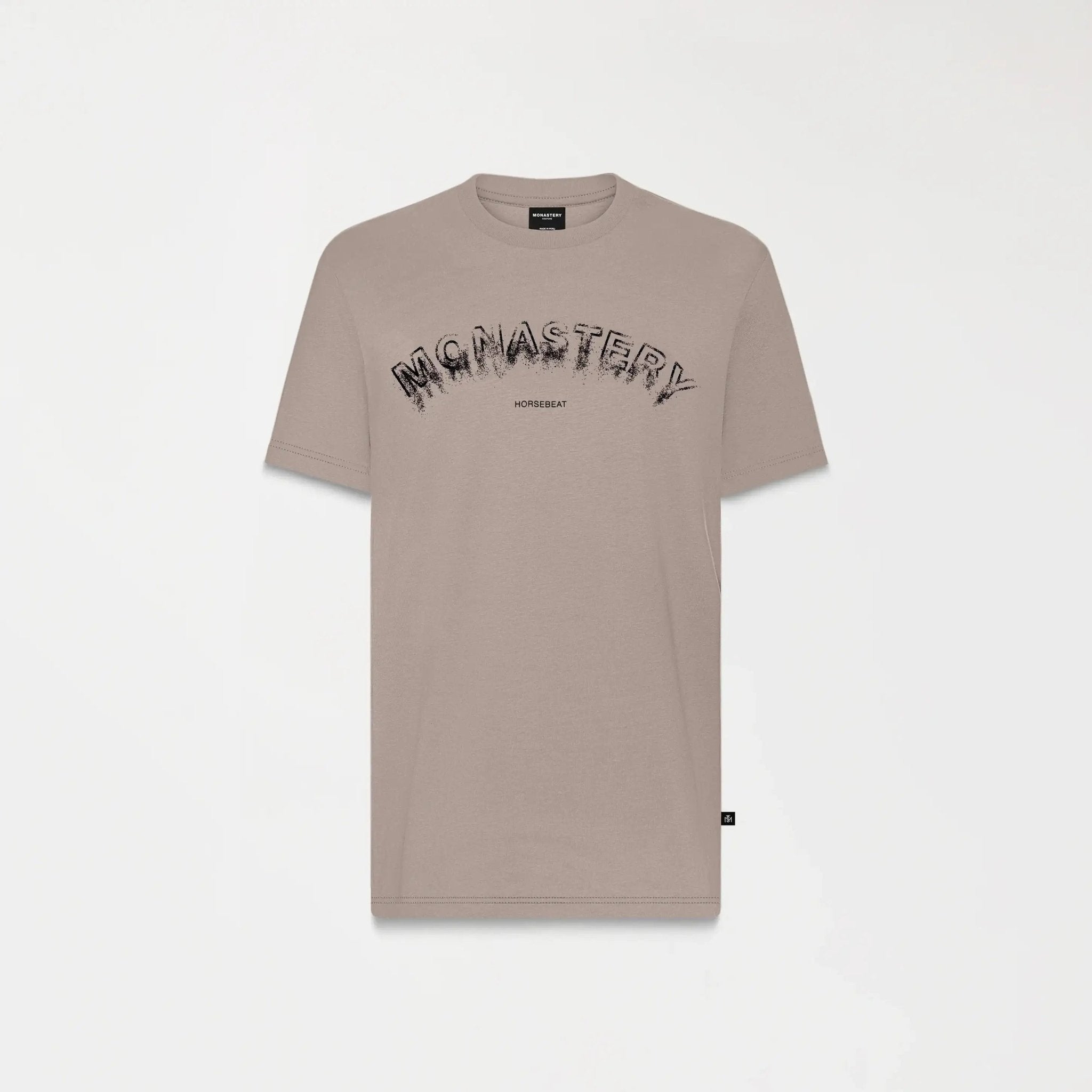 SMOKE T - SHIRT MEN TAUPE GRAY - Monastery | Tienda Oficial Colombia