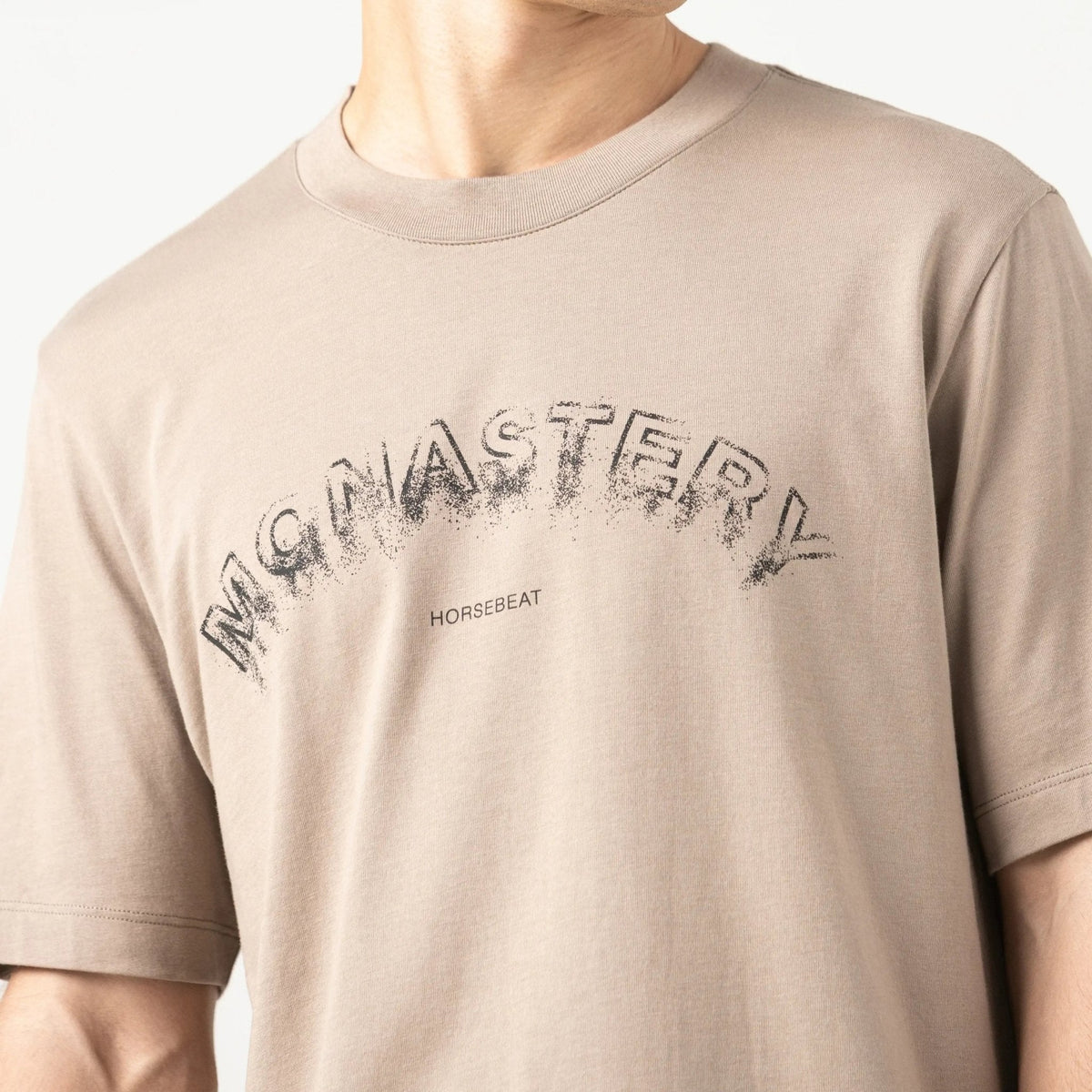 SMOKE T - SHIRT MEN TAUPE GRAY - Monastery | Tienda Oficial Colombia