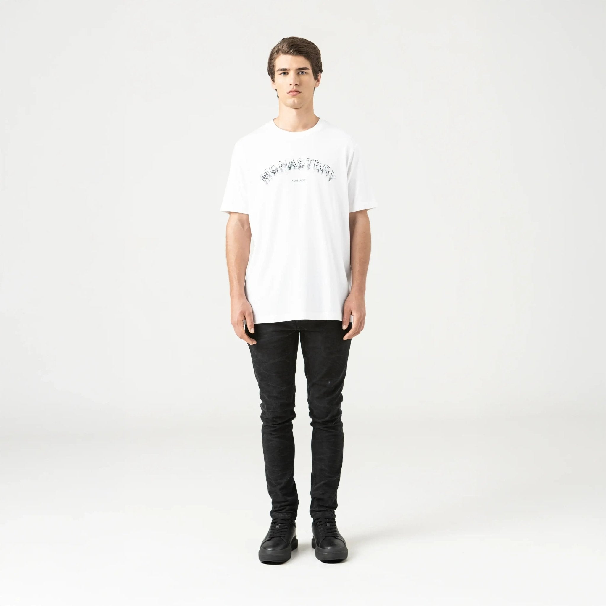 SMOKE T - SHIRT MEN WHITE - Monastery | Tienda Oficial Colombia