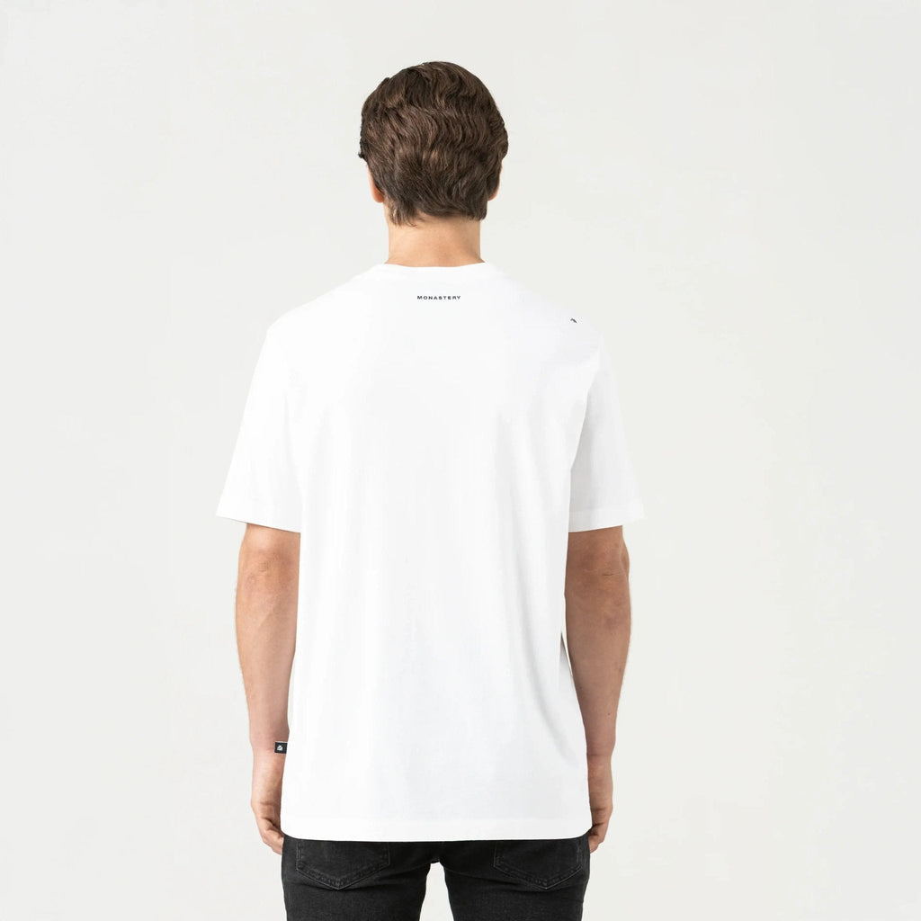 SMOKE T - SHIRT MEN WHITE - Monastery | Tienda Oficial Colombia