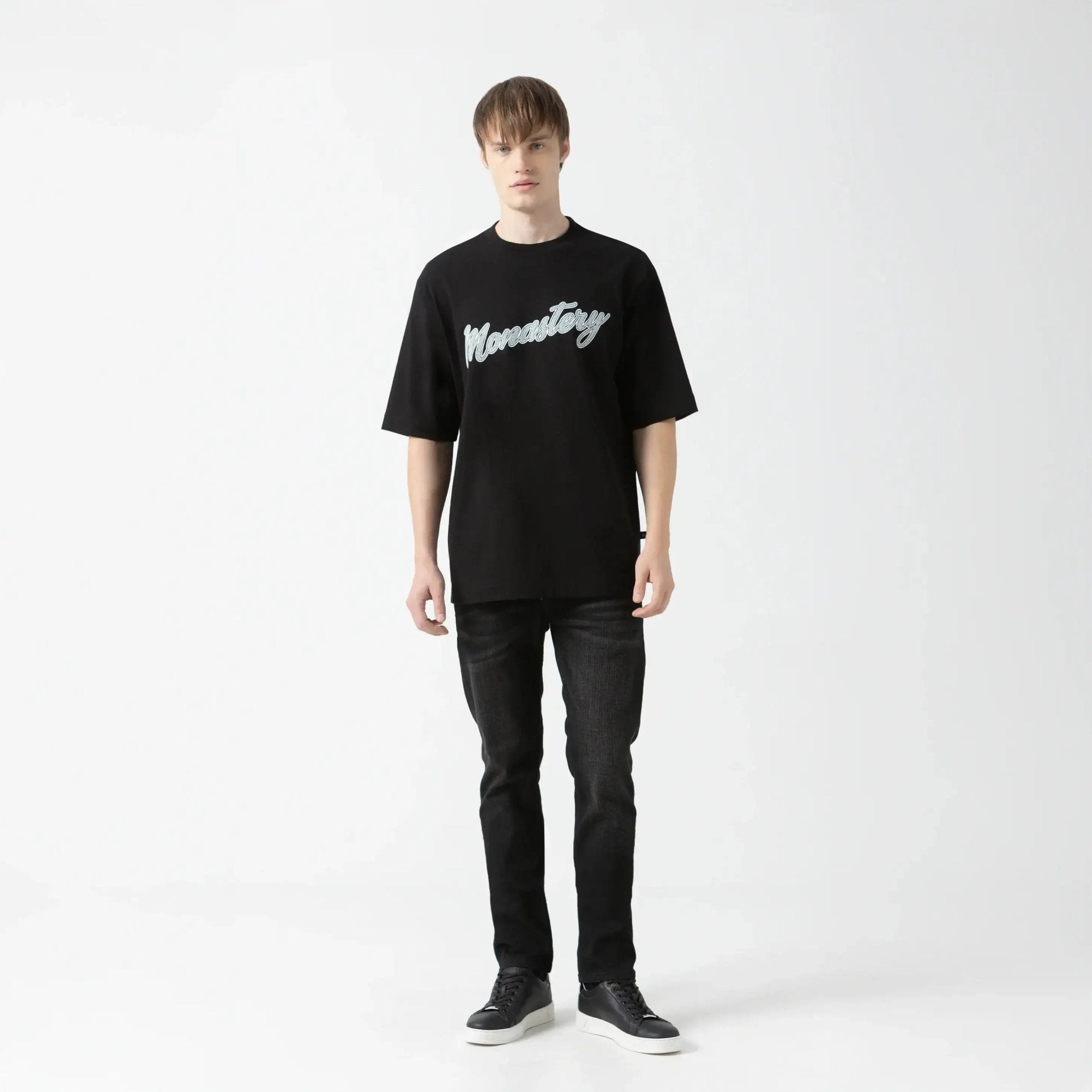 SMOKY T - SHIRT OVERSIZED MEN BLACK - Monastery | Tienda Oficial Colombia
