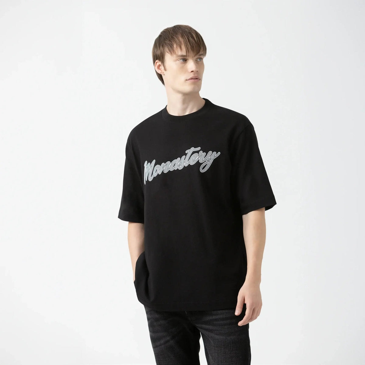 SMOKY T - SHIRT OVERSIZED MEN BLACK - Monastery | Tienda Oficial Colombia
