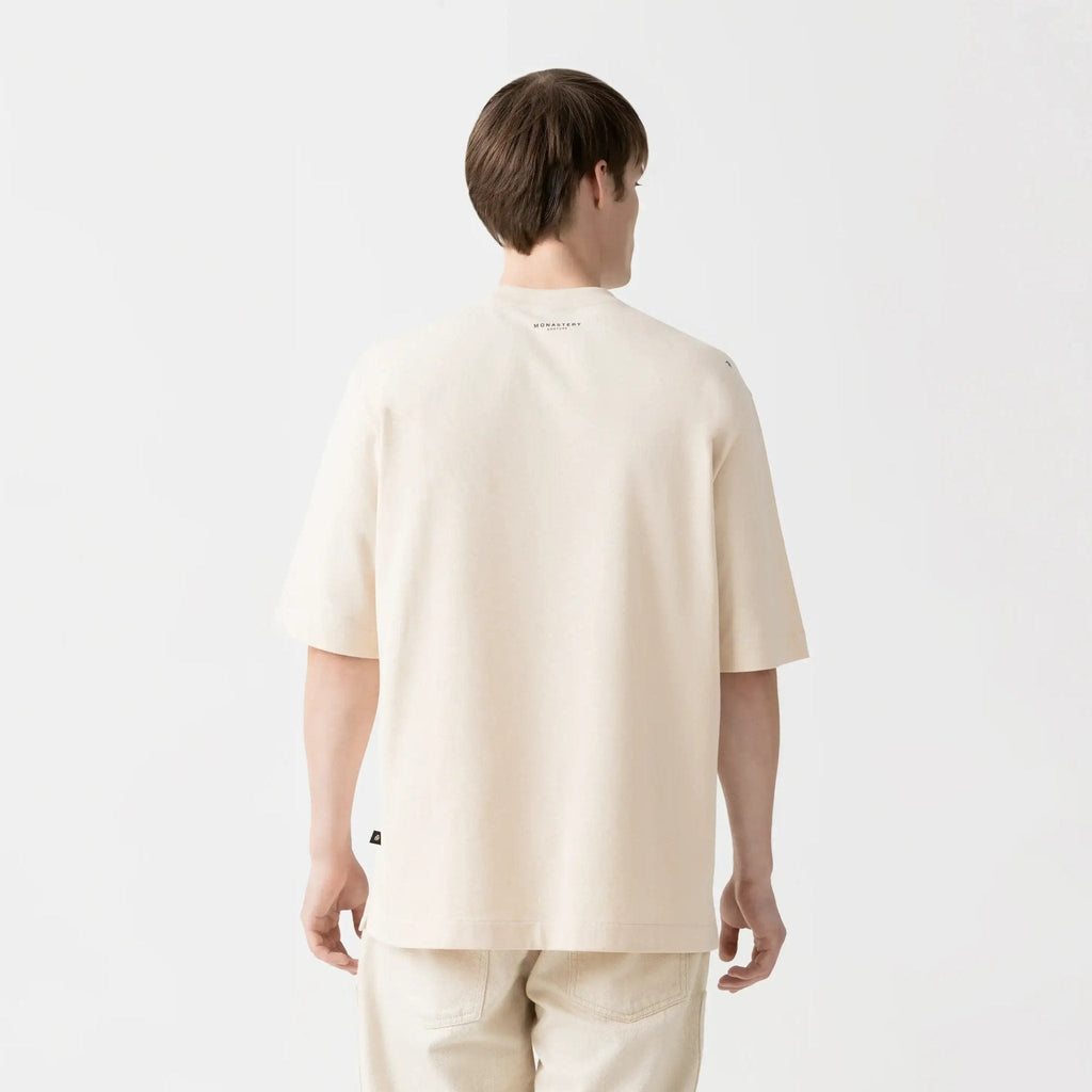 SMOKY T - SHIRT OVERSIZED MEN SAND DOLLAR - Monastery | Tienda Oficial Colombia
