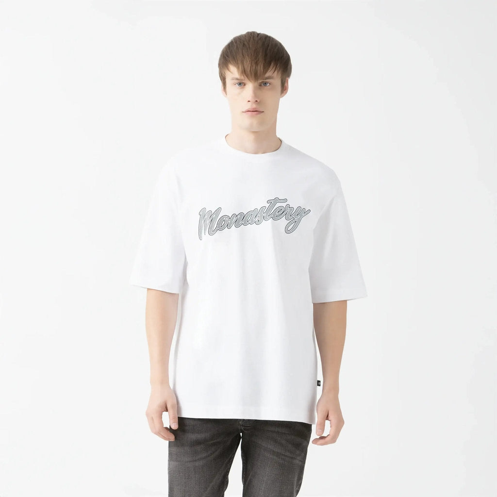 SMOKY T - SHIRT OVERSIZED MEN WHITE - Monastery | Tienda Oficial Colombia