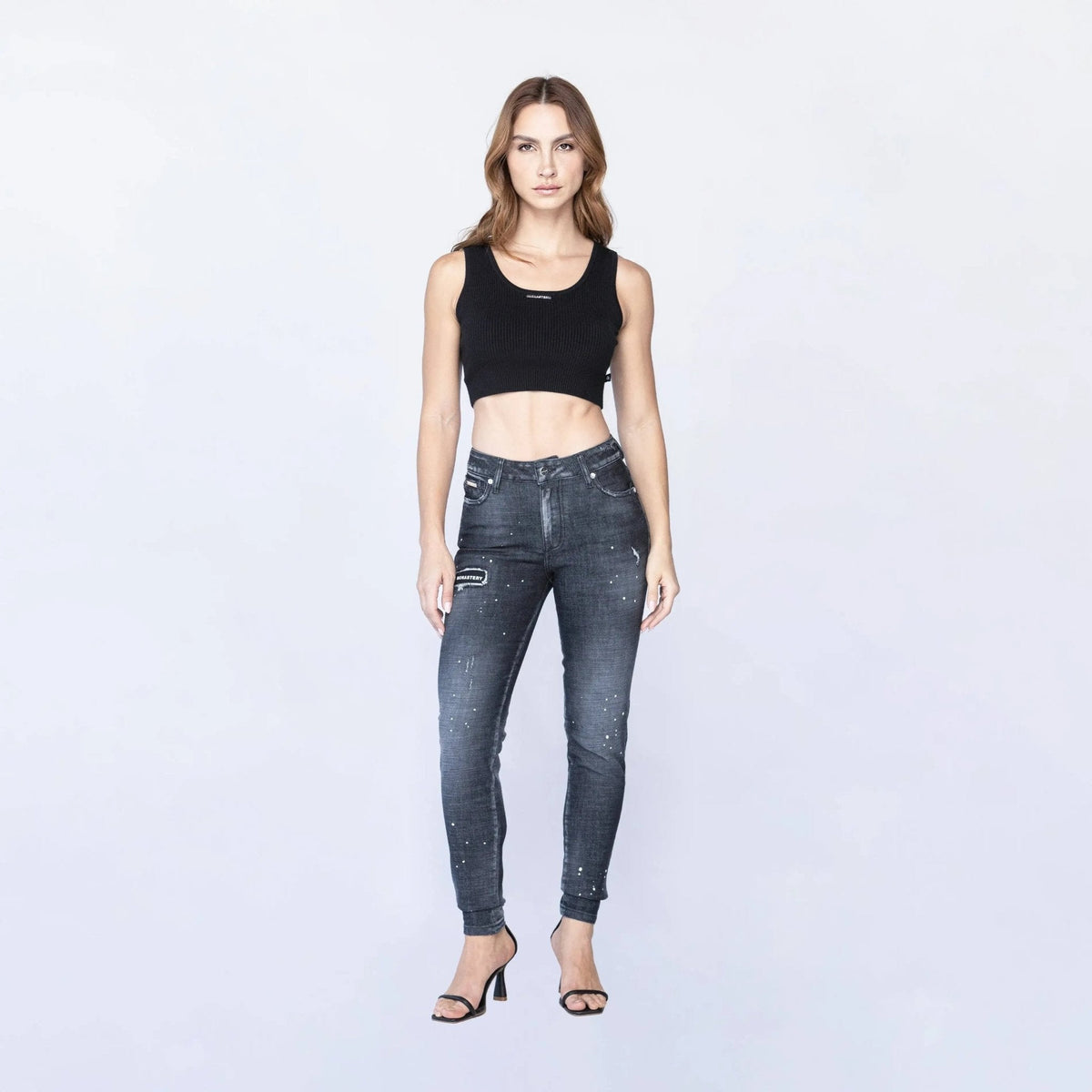 SNOW KNITTED TOP WOMEN BLACK - Monastery | Tienda Oficial Colombia