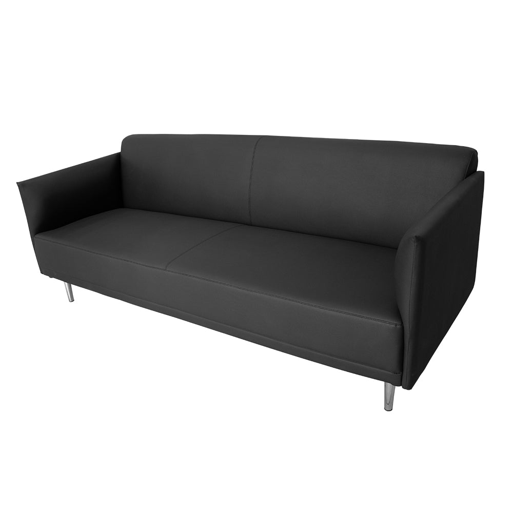 SOFA STARKEN PARA 3 PERSONAS POLIPIEL BLACK