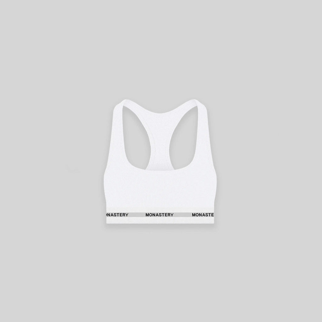 SOFIA WHITE SPORT BRA - Monastery