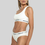 SOFIA WHITE SPORT BRA - Monastery