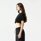 SORA CROP TOP WOMEN BLACK - Monastery | Tienda Oficial Colombia