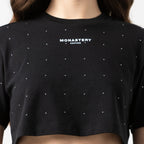 SORA CROP TOP WOMEN BLACK - Monastery | Tienda Oficial Colombia