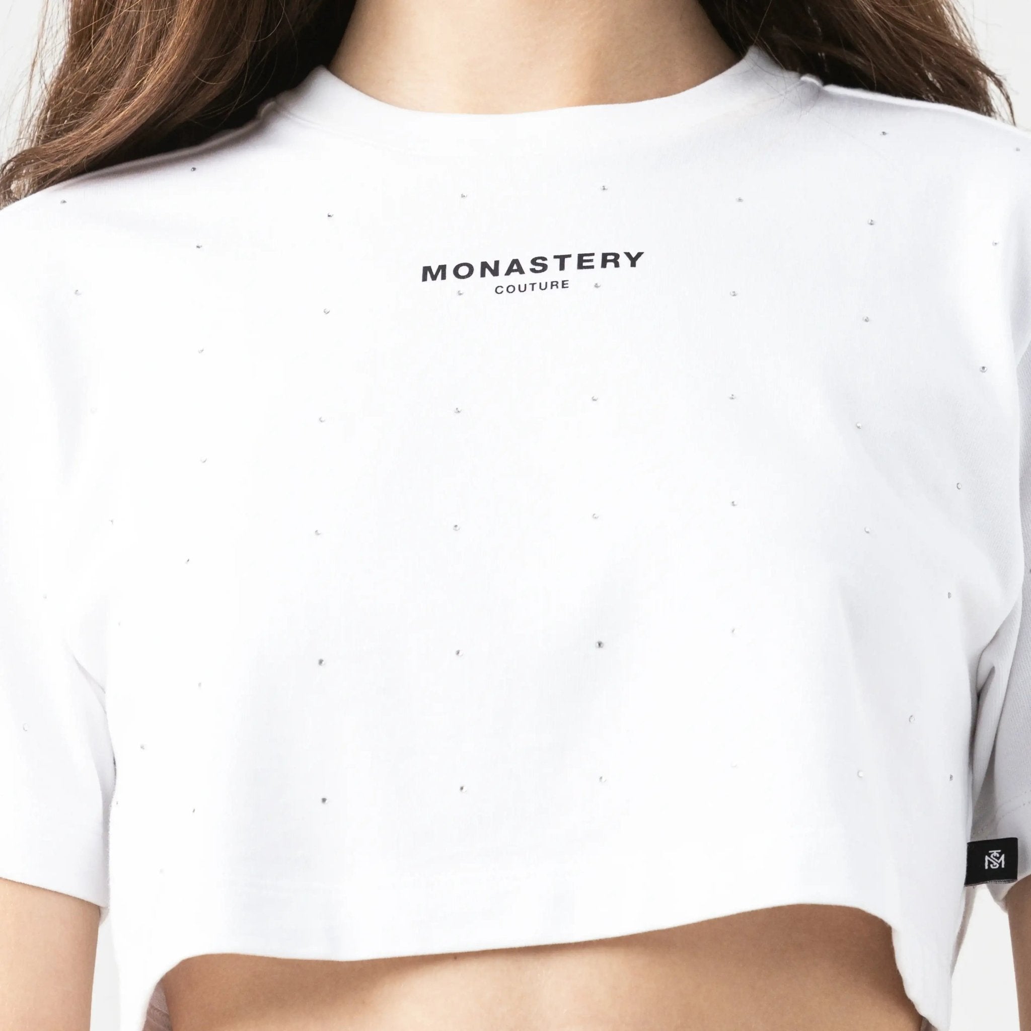 SORA CROP TOP WOMEN WHITE - Monastery | Tienda Oficial Colombia