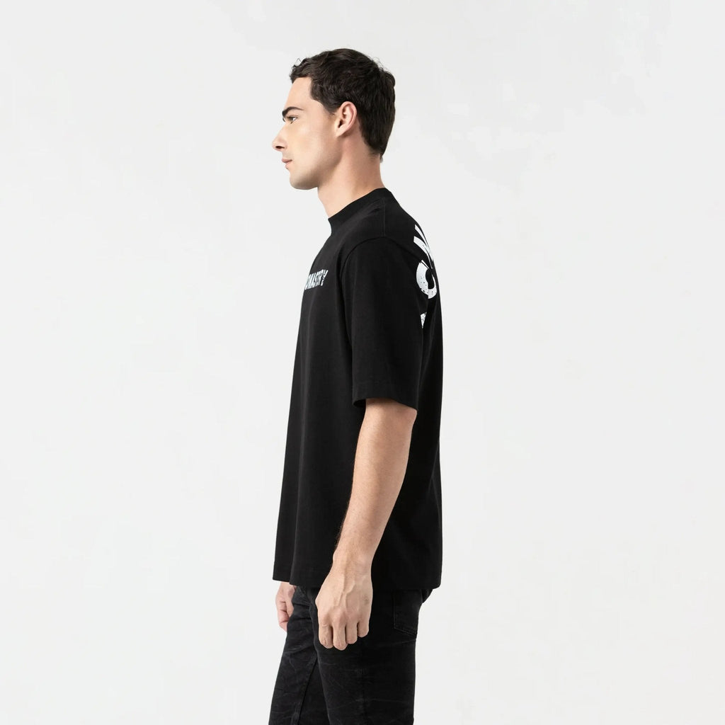 SPARTAN T - SHIRT OVERSIZED MEN BLACK - Monastery | Tienda Oficial Colombia