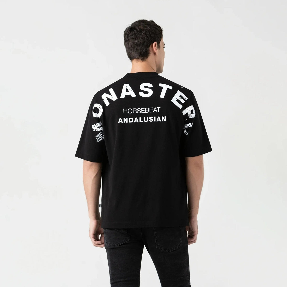 SPARTAN T - SHIRT OVERSIZED MEN BLACK - Monastery | Tienda Oficial Colombia