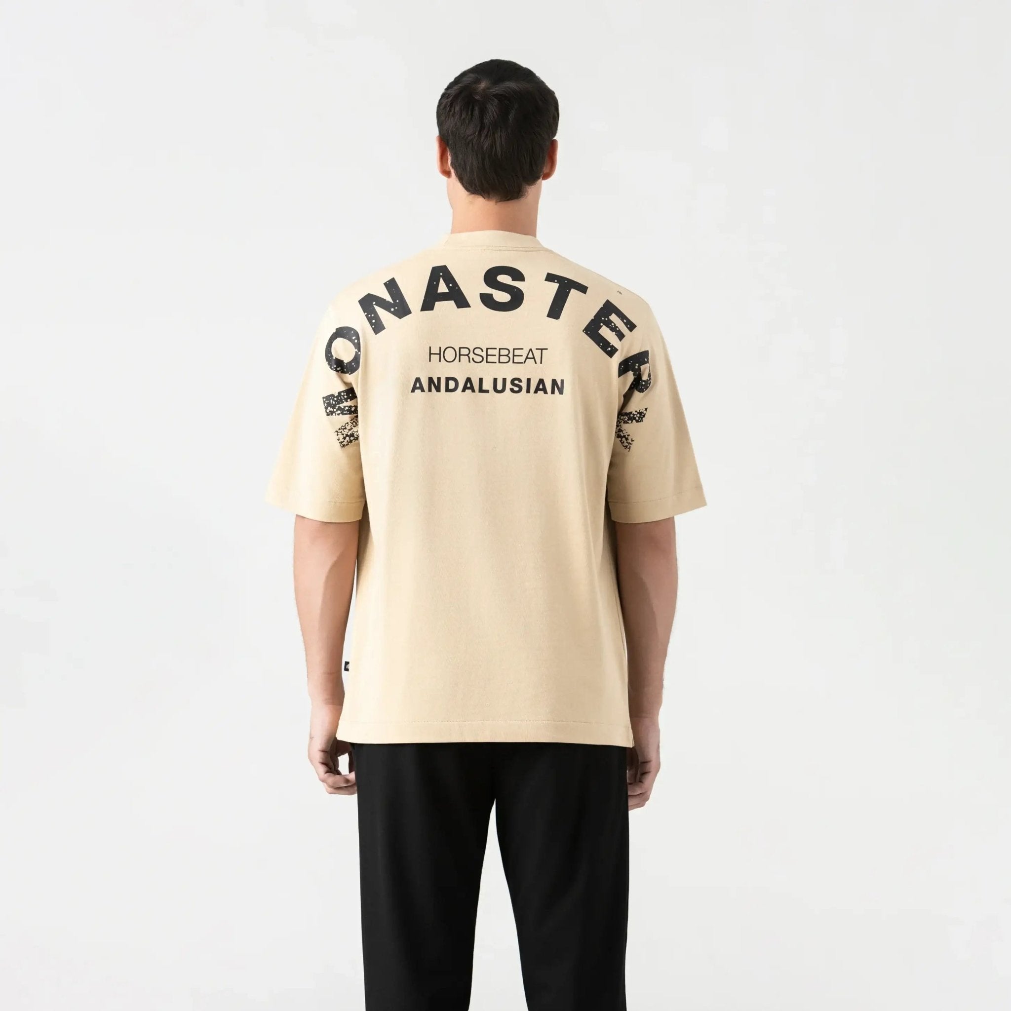 SPARTAN T - SHIRT OVERSIZED MEN IRISH CREAM - Monastery | Tienda Oficial Colombia
