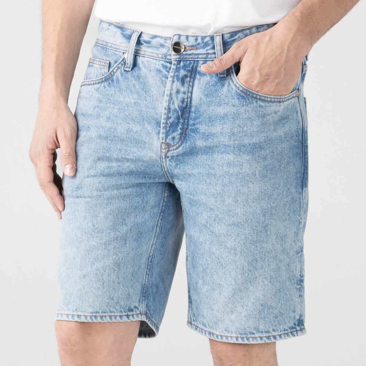 SPIRIUS DENIM SHORT MEN BLUE DENIM - Monastery | Tienda Oficial Colombia
