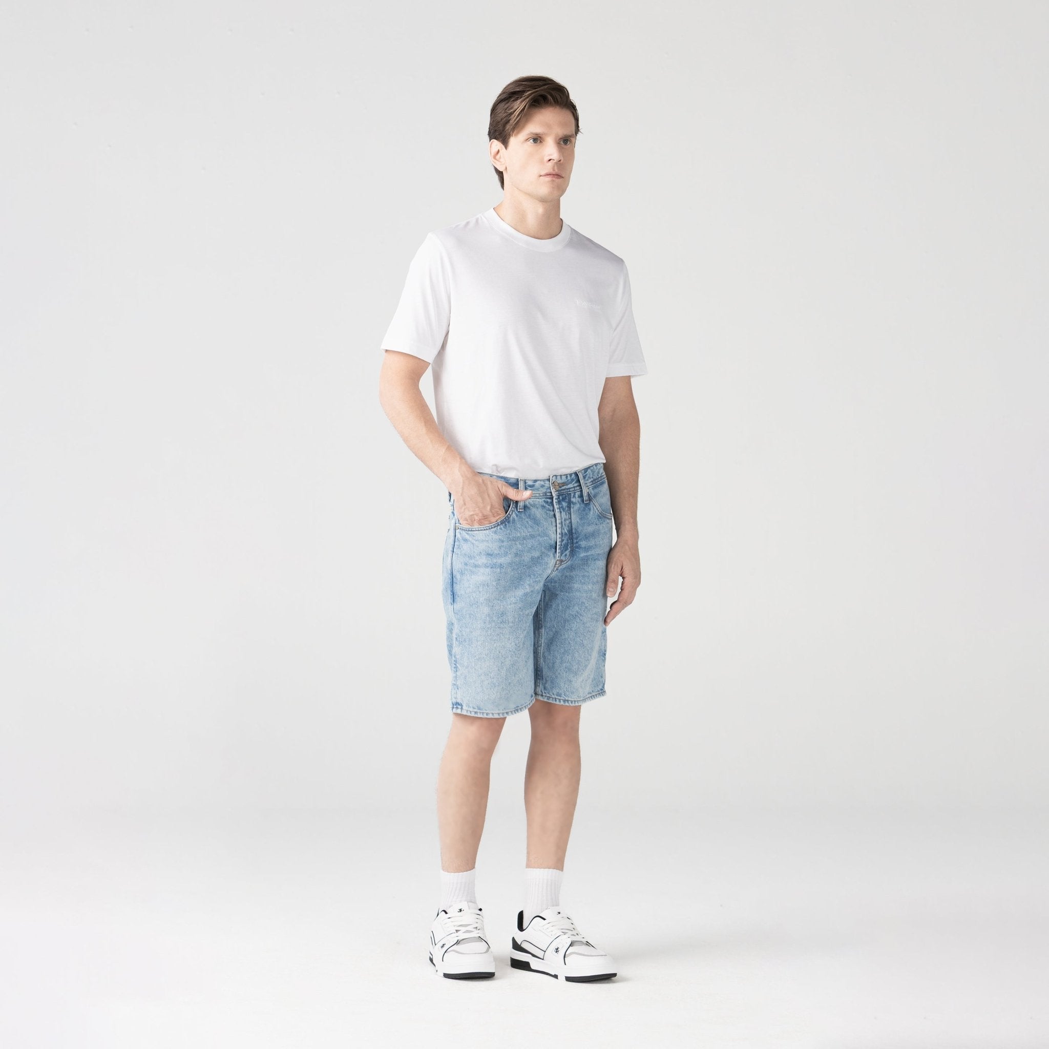 SPIRIUS DENIM SHORT MEN BLUE DENIM - Monastery | Tienda Oficial Colombia