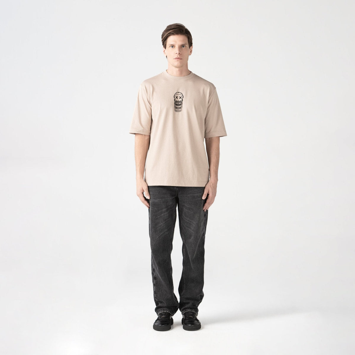 SULTAN T - SHIRT OVERSIZED MEN SIMPLY TAUPE - Monastery | Tienda Oficial Colombia