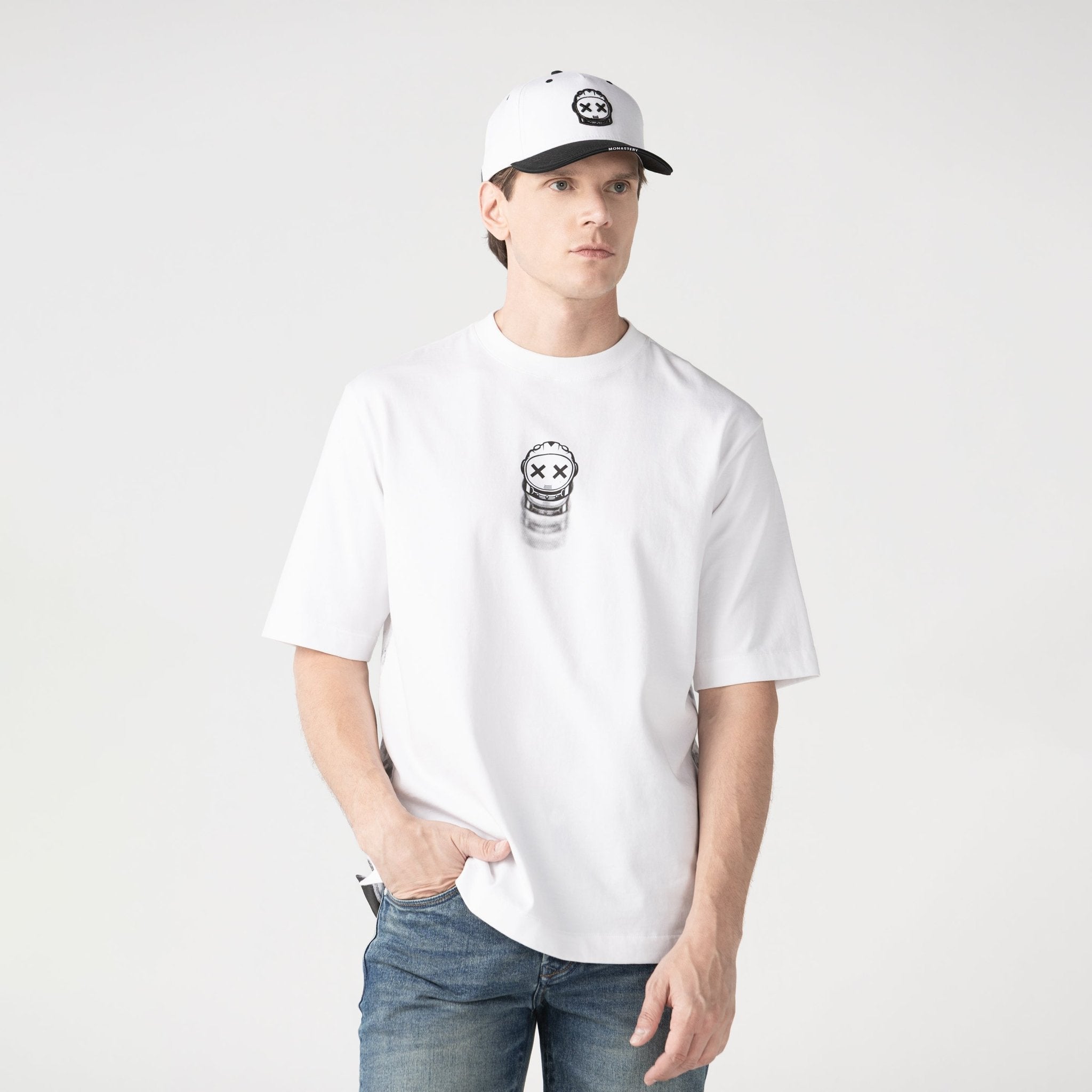 SULTAN T - SHIRT OVERSIZED MEN WHITE - Monastery | Tienda Oficial Colombia