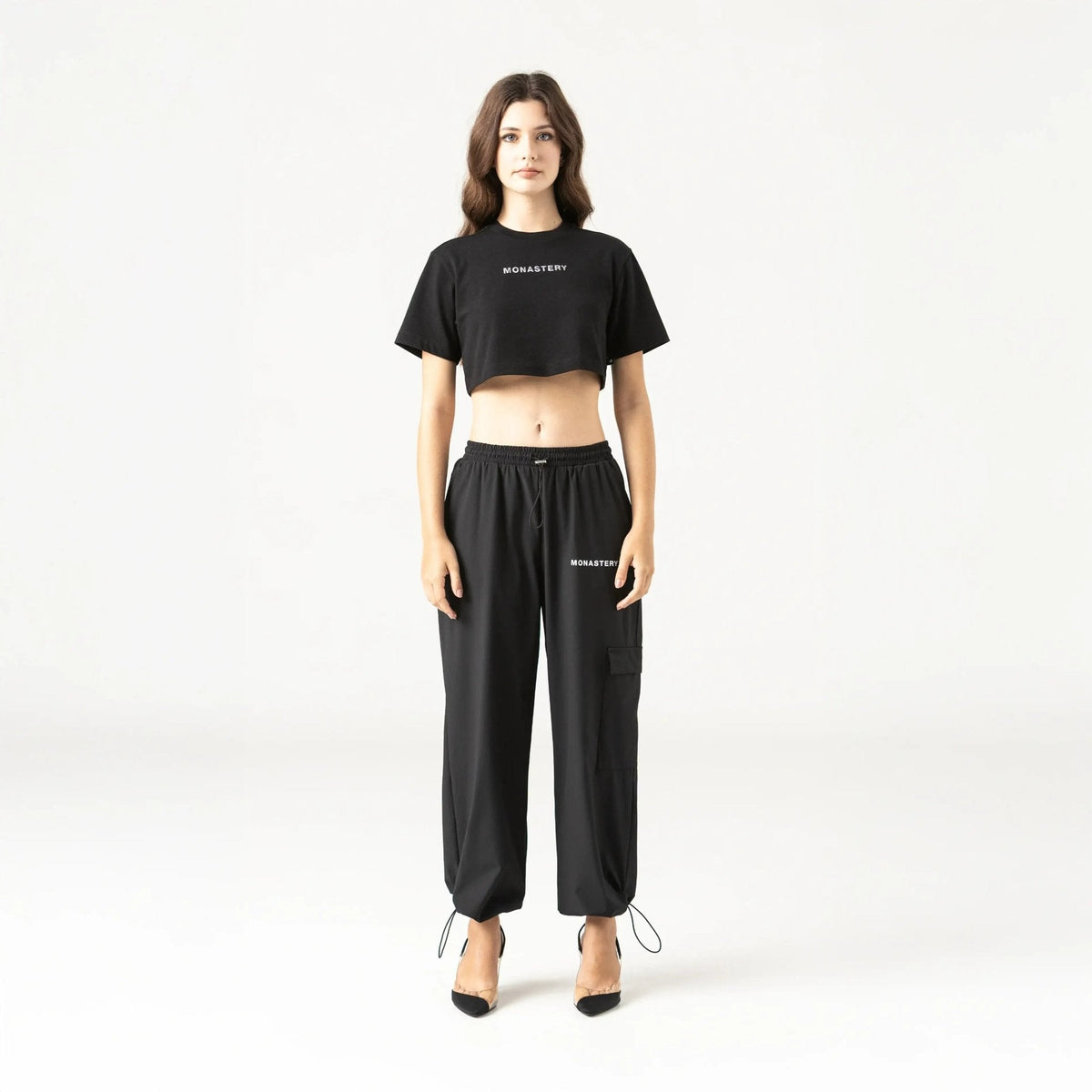 SUMMER CROP TOP WOMEN BLACK - Kliquea