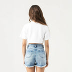 SUMMER CROP TOP WOMEN WHITE - Kliquea