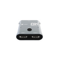 SWITCH XTECH 2PORT HDMI BIDIRECTIONAL 8K UHD GREY
