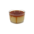 Vela aromática Flan Dominicano, imagen PLP estandarizada.