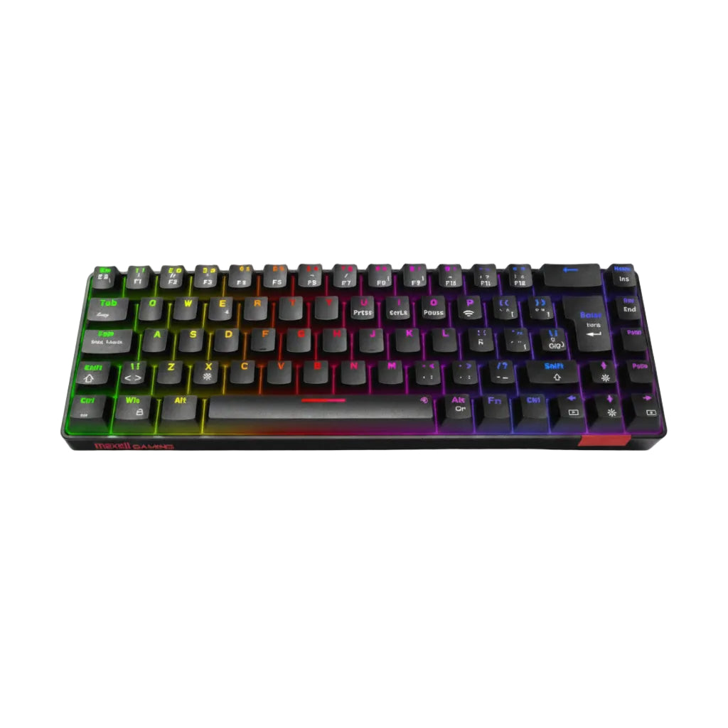 TECLADO GAMING MAXELL MECHANICAL CAMKB ILUMINATED RGB SPA USB BLACK