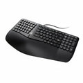 TECLADO KLIPX ERGONMICO SPA USB BLACK
