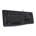 TECLADO LOGITECH K120 ENG USB BLACK
