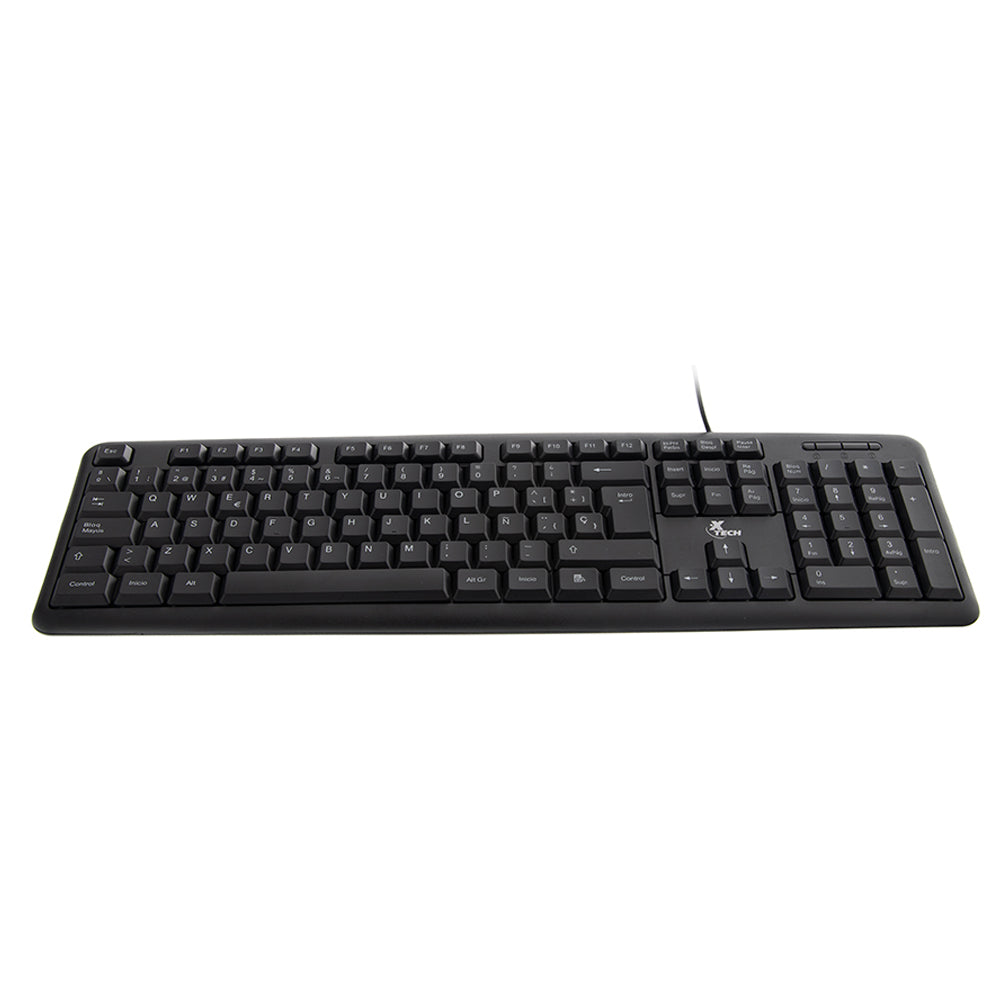 TECLADO XTECH SPA USB BLACK