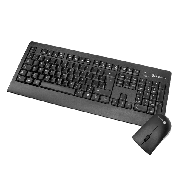 TECLADOMOUSE KLIPX ENG WIRELESS BLACK