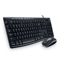 TECLADOMOUSE LOGITECH MK200 MEDIA ENG BLACK
