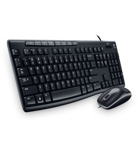 TECLADOMOUSE LOGITECH MK200 MEDIA ENG BLACK