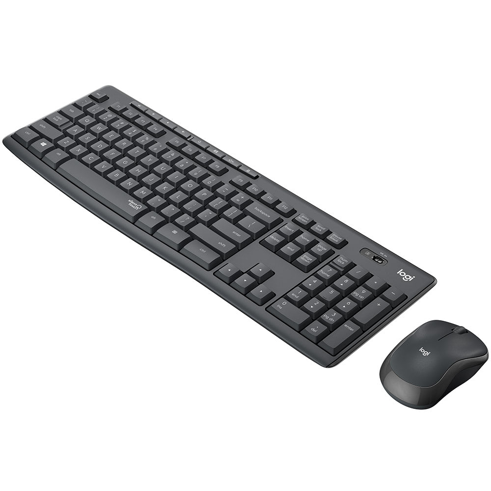 TECLADOMOUSE LOGITECH MK295 ENG SILENT WIRELESS BLACK