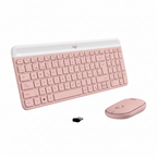 TECLADOMOUSE LOGITECH MK470 SLIM SPA WIRELESS ROSE