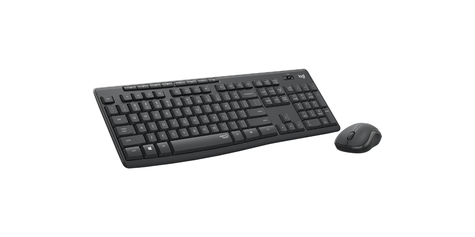 TECLADOMOUSE WIRELESS LOGITECH MK295 SILENT BLACK